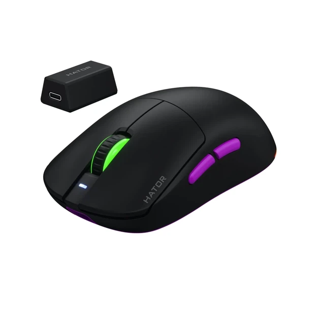 Мишка HATOR Quasar 3 ULTRA 8K Wireless Black (HTM770) - Фото 2 Мишка HATOR Quasar 3 ULTRA 8K Wireless Black (HTM770) - изображение 2