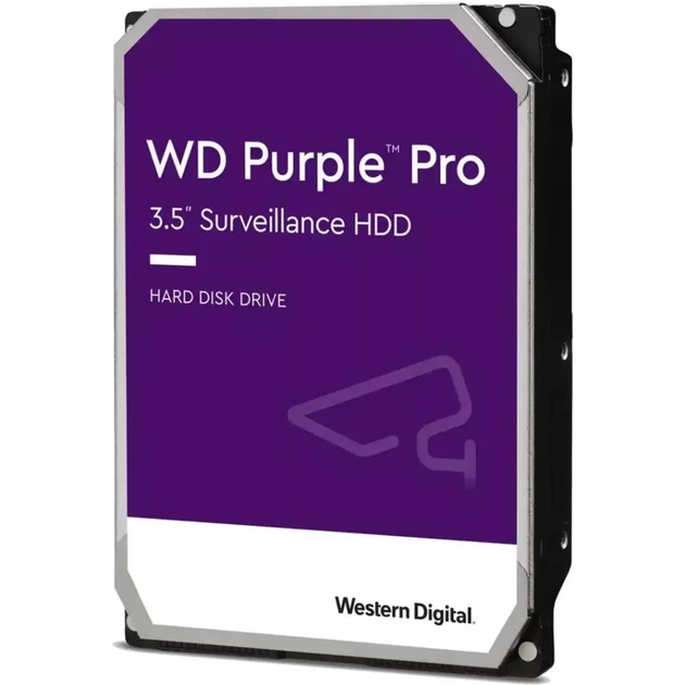Жорсткий диск Western Digital Purple Pro 24TB 7200rpm, 512 MB, 3.5' SATA III (WD240PURP) - Фото 2 Жорсткий диск Western Digital Purple Pro 24TB 7200rpm, 512 MB, 3.5' SATA III (WD240PURP) - изображение 2