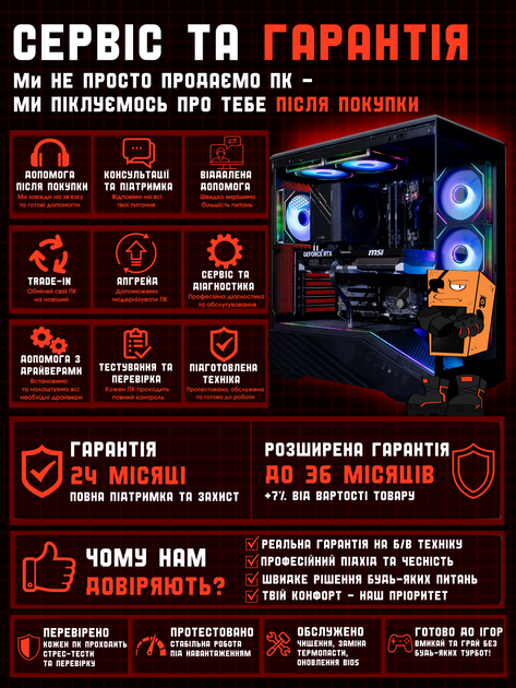 Игровой ПК Lumen (RTX 5070 12GB / Ryzen 7 7700 / 32GB DDR5 / SSD 512GB) - изображение 8