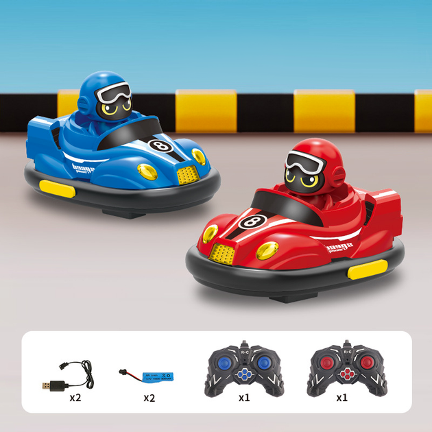 Машинки на радиоуправлении с катапультой Bumper Car красного и синего цвета (809) - Фото 5 Машинки на радиоуправлении с катапультой Bumper Car красного и синего цвета (809) - изображение 5