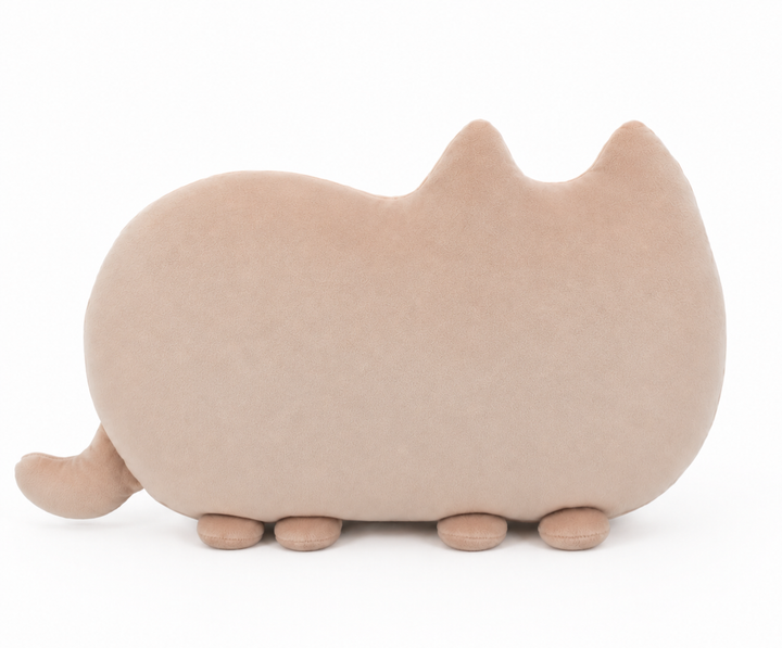 Мягкая игрушка подушка кот Пушин бежевый - Фото 2 Мягкая игрушка подушка кот Пушин бежевый - изображение 2