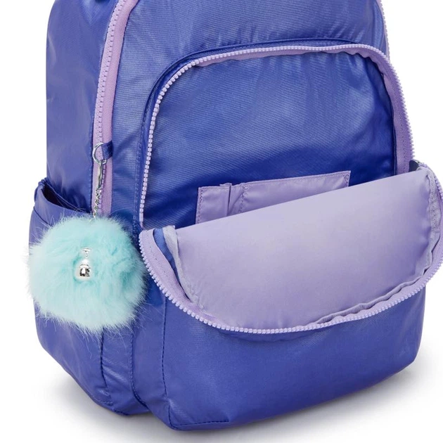 Рюкзак для ноутбука 15'' Kipling SEOUL Cosmic Metallic (8DE) - Фото 6 Рюкзак для ноутбука 15'' Kipling SEOUL Cosmic Metallic (8DE) - изображение 6