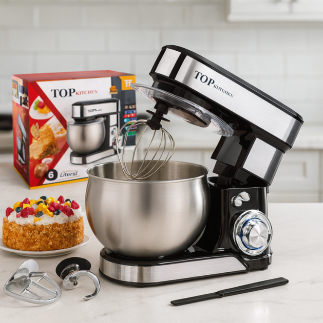 Планетарный миксер (тестомес) Top Kitchen TK00243, 6 л, 4200 Вт - изображение 7