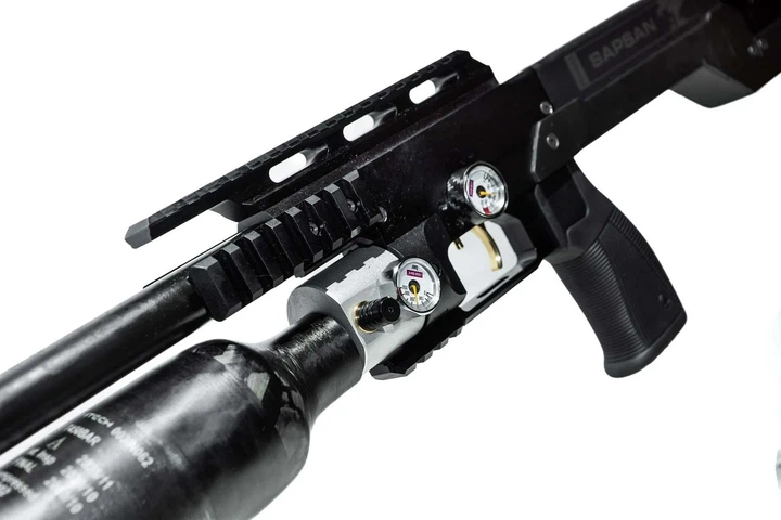 Винтовка ZBROIA PCP Sapsan TACtical MC 450/480 4.5мм (черный цвет) - изображение 7