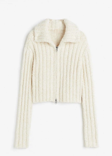 Кардиган H&M 18374 Молочний S (1200) - изображение 3