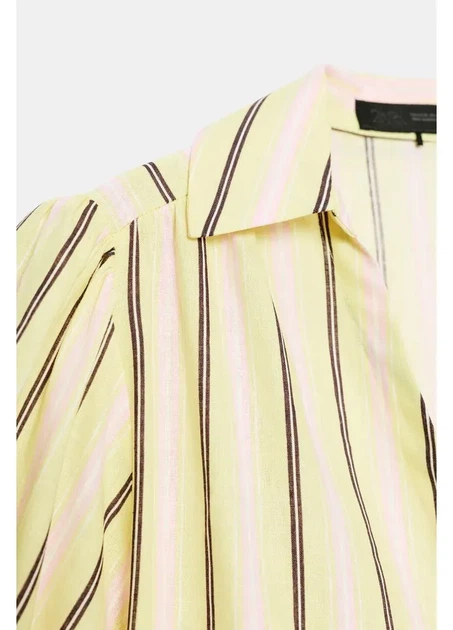Сорочка Zara 18361 Жовтий XL (1309) - изображение 5