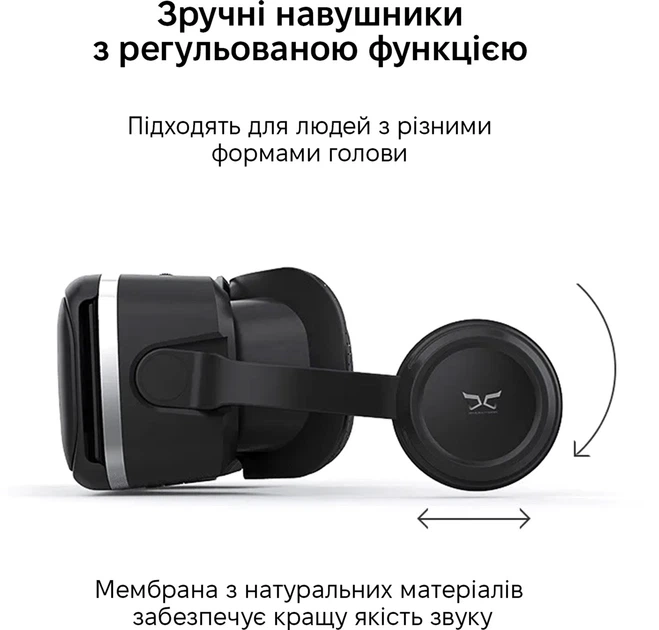 Окуляри-шолом віртуальної реальності Shinecon VR SC-G04E + Джойстик Shinecon B01SC (SC-G04E+SC-B01) - Фото 4 Окуляри-шолом віртуальної реальності Shinecon VR SC-G04E + Джойстик Shinecon B01SC (SC-G04E+SC-B01) - изображение 4