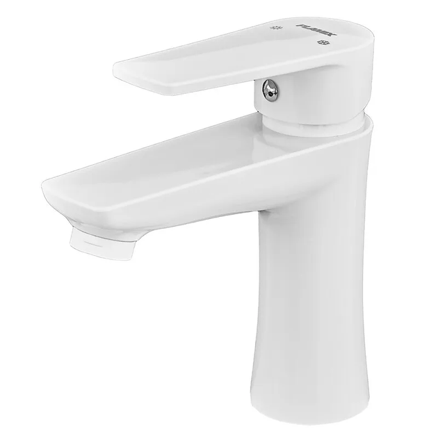 Змішувач для умивальника PLAMIX Oscar-001 білий (без підводки) (PM0022) - зображення 2