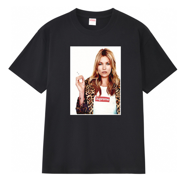 Футболка Supreme Kate Moss Photo Tee чорна XL - Фото 1 Футболка Supreme Kate Moss Photo Tee чорна XL - изображение 1