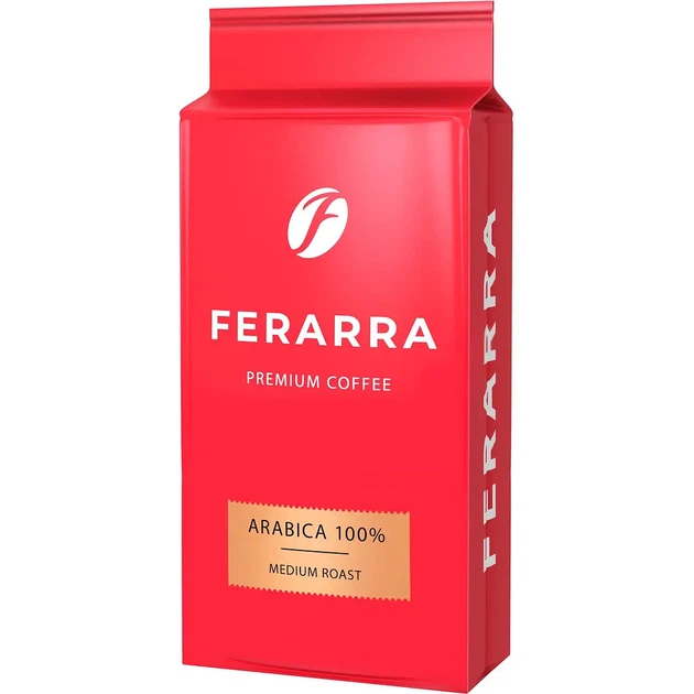 Кава мелена Ferarra Caffe 100% Arabica 250 г - Фото 1 Кава мелена Ferarra Caffe 100% Arabica 250 г - изображение 1