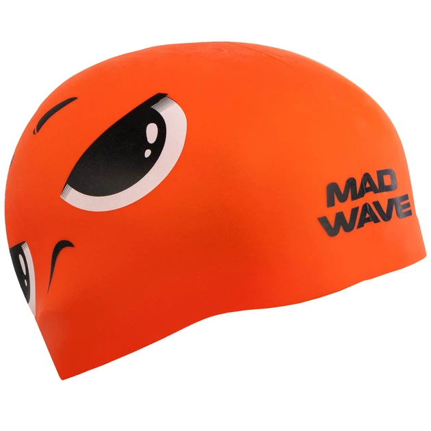 Шапочка для плавання силіконова двостороння доросла Mad Swim 055434 Black-Red - зображення 3