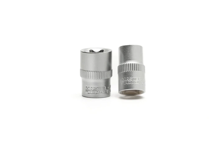 Набір головок торцевих E-TORX MASTERTOOL ⅜" E5-E16 CrV 9 шт 78-3809 - Фото 3 Набір головок торцевих E-TORX MASTERTOOL ⅜" E5-E16 CrV 9 шт 78-3809 - зображення 3