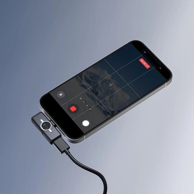 Бездротова мікрофонна система Ulanzi A21 Wireless Microphone, dual-mic, (Type C) Black - изображение 5