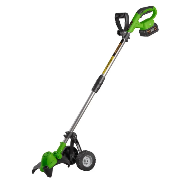 Бесщеточный аккумуляторный триммер Procraft PTA-25 BL электрокоса 20 В 3 А·час 5000 об мин 230 мм телескопическая мотокоса с колесами для травы сорняков жесткой растительности леской ножами - изображение 7