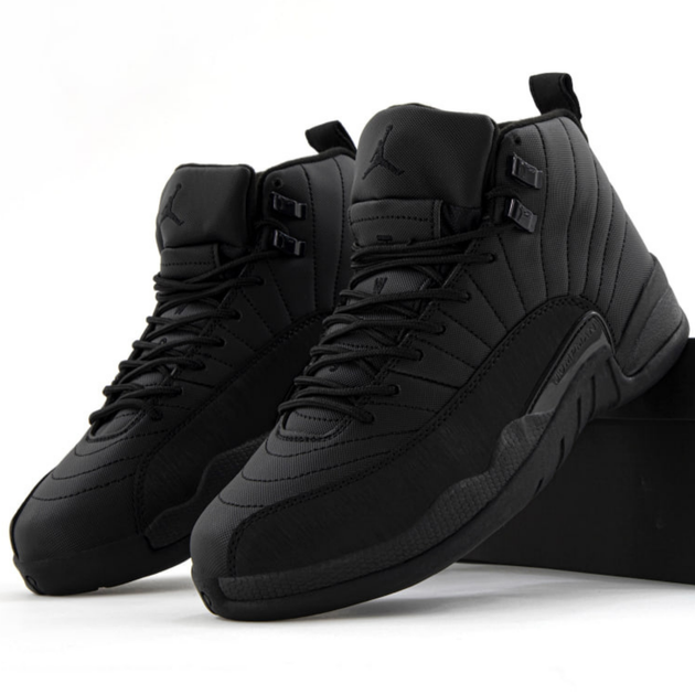 Кросівки чоловічі Ni Air Jord 12 Retro Black / Най аir Джор ретро 12 чорні високі 45 - Фото 1 Кросівки чоловічі Ni Air Jord 12 Retro Black / Най аir Джор ретро 12 чорні високі 45 - зображення 1
