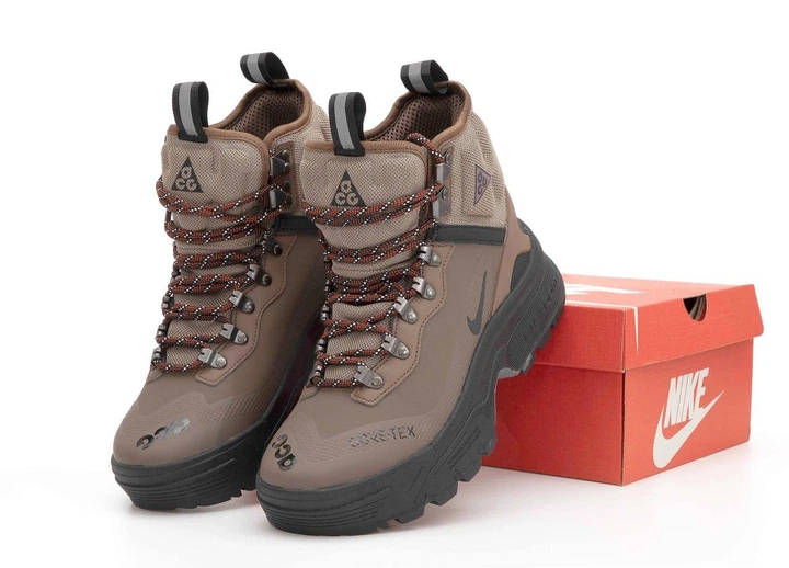 Кросівки чоловічі Ni ACG Air Zoom Gaiadome GTX Brown / Най АСЖ аір зум Гор-Текс коричневі високі 43 - Фото 2 Кросівки чоловічі Ni ACG Air Zoom Gaiadome GTX Brown / Най АСЖ аір зум Гор-Текс коричневі високі 43 - зображення 2