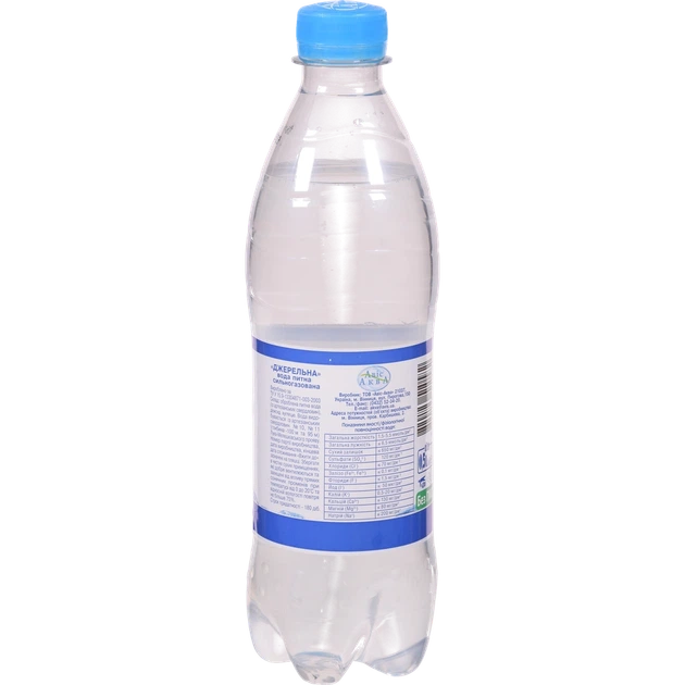 Вода газована Джерельна 0.5 л - Фото 2 Вода газована Джерельна 0.5 л - изображение 2