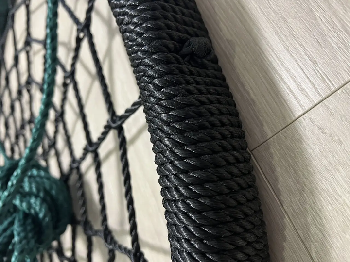 Качели гнездо подвесные KBT Round 100 см Зеленый - изображение 2