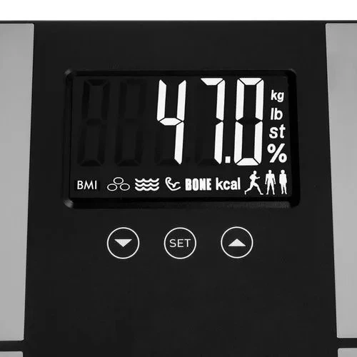 Умные напольные весы Ruhhy 24638 до 225 кг с анализом BMI, жира, воды и мышечной массы на 10 пользователей - изображение 3