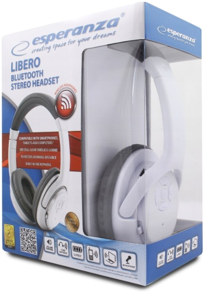 Навушники Esperanza Libero White (EH163W) - зображення 4