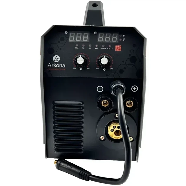 Зварювальний напівавтомат Arkona MIG/MAG/MMA/TIG-340 40-340 А 4.1 кВт Flux інвертор для зварювання дротом 0.6-1.0 мм і електродами 1.6-4 мм з IGBT - зображення 8