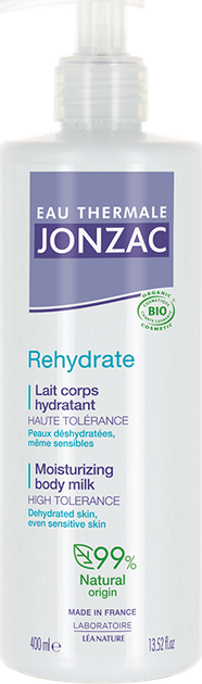 Mleczko nawilżające do ciała Eau Thermale Jonzac Rehydrate 400 ml (3517360001419) - Zdjęcie 1 Mleczko nawilżające do ciała Eau Thermale Jonzac Rehydrate 400 ml (3517360001419) - obraz 1