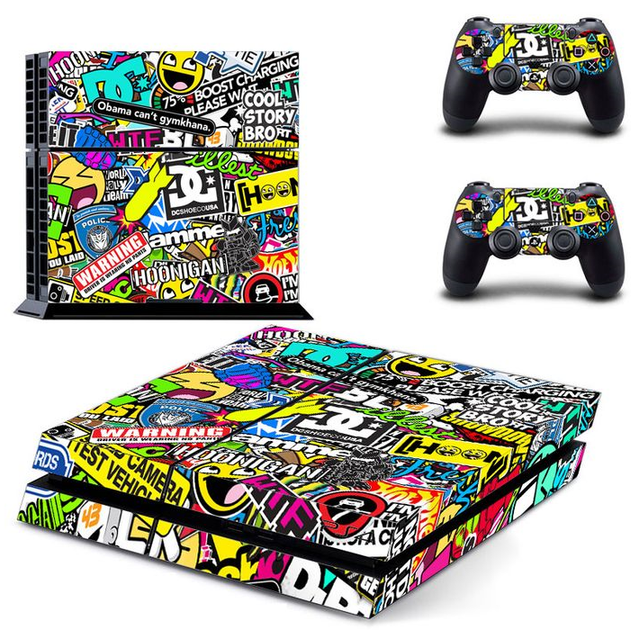 Комплект наклейок для консолі PS4 FAT Street Art - Фото 1 Комплект наклейок для консолі PS4 FAT Street Art - зображення 1