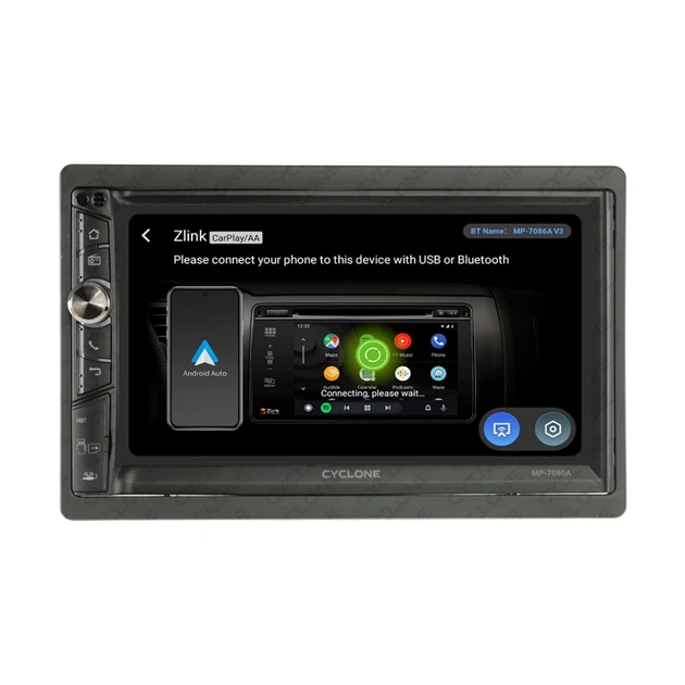 Автомагнітола 2DIN Cyclone MP-7086A V4 - изображение 3