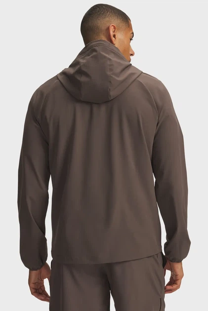 Чоловіча темно-коричнева вітровка UA Vibe Woven Jacket Under Armour XXL 6003001-200 - изображение 2