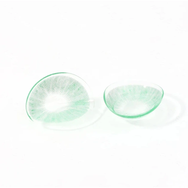 Зеленые контактные линзы с диоптриями Айс Грин 2 шт. -1.00 ELITE Lens - изображение 3