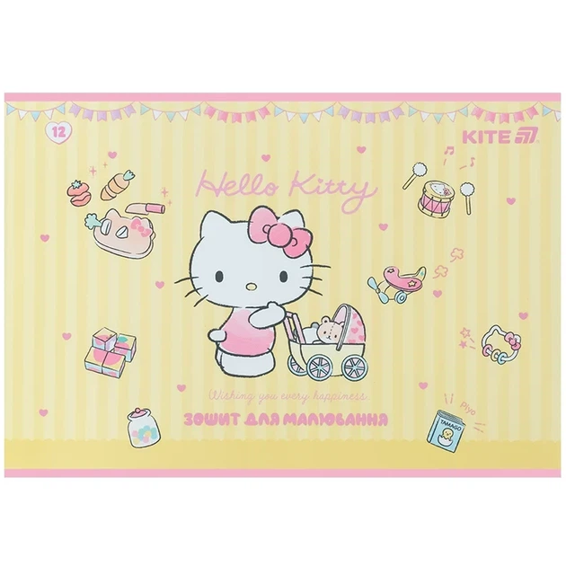 Альбом для рисования Kite Hello Kitty 12 листов HK25-241-1 - изображение 2