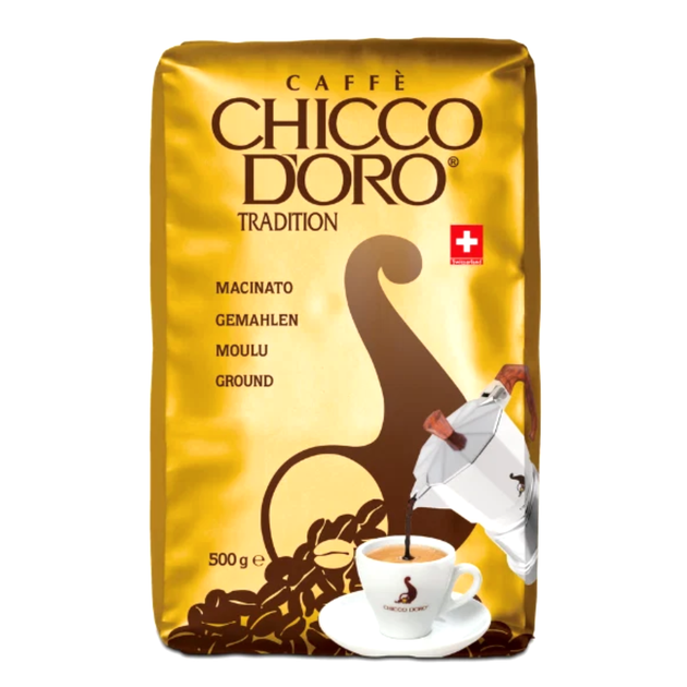 Кава мелена Chicco D'oro Tradition, 500 г - Фото 1 Кава мелена Chicco D'oro Tradition, 500 г - зображення 1