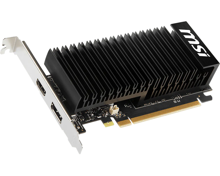 Відеокарта GeForce GT 1030 2GB MSI OC LP (GT 1030 2GHD4 LP OC) Б/В - зображення 2