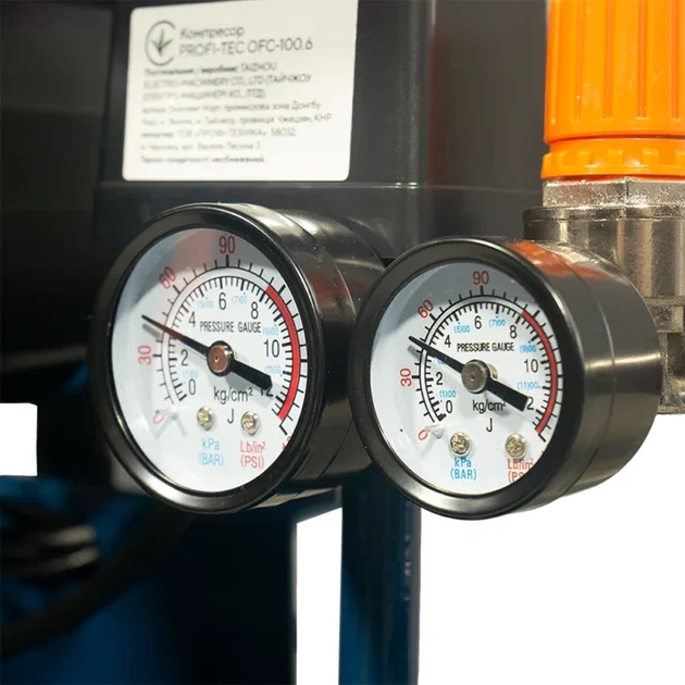 Компресор безмасляний PROFI-TEC OFC-50.4 (50 л, 3.0 кВт, 475 л/хв) (007822) - изображение 6
