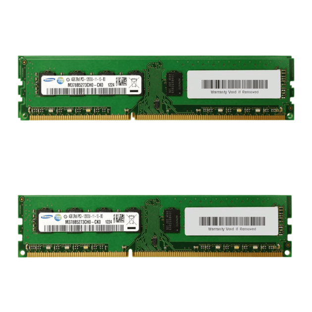 Комплект оперативної пам`яті Samsung 8 GB (2x4096MB) DDR3 1600 MHz (M378B5273CH0-CK0-2X) Б/В - Фото 1 Комплект оперативної пам`яті Samsung 8 GB (2x4096MB) DDR3 1600 MHz (M378B5273CH0-CK0-2X) Б/В - зображення 1