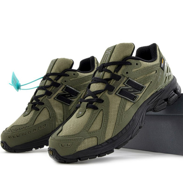 Кросівки жіночі та чоловічі N Bal 1906R Cordura Khaki Black/ кросівки Нью Баланс 1906R хакі чорні 44 - Фото 1 Кросівки жіночі та чоловічі N Bal 1906R Cordura Khaki Black/ кросівки Нью Баланс 1906R хакі чорні 44 - зображення 1