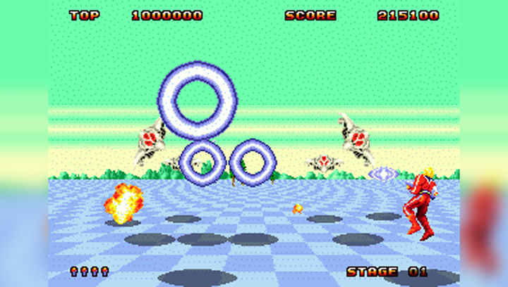 Игра Sega Mega Drive Space Harrier II Europe Английская Версия Только Картридж Б/У - изображение 2