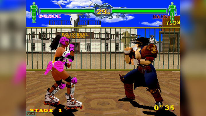 Игра Sega Saturn Fighting Vipers Europe Английская Версия Б/У - изображение 2
