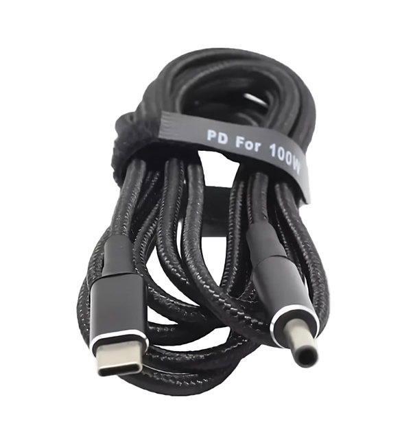USB Type-C 100W кабель живлення DC 4.5×3.0*0.6 Dell 77668 - Фото 1 USB Type-C 100W кабель живлення DC 4.5×3.0*0.6 Dell 77668 - изображение 1
