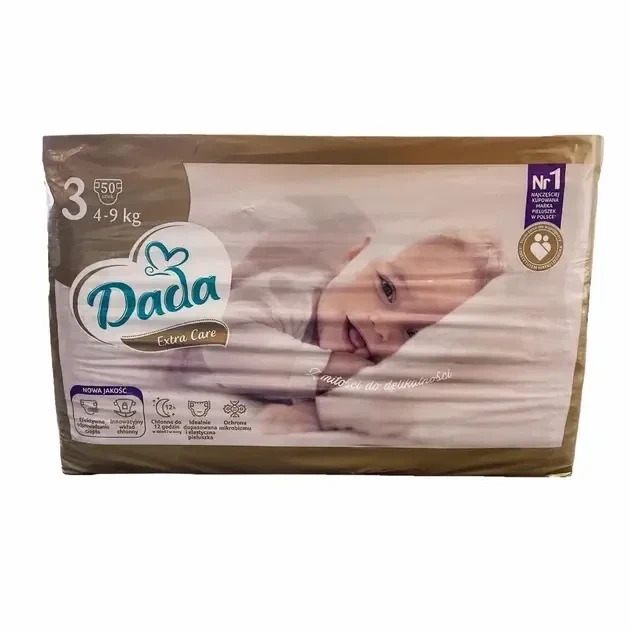 Підгузки памперси Dada Extra Care Розмір 3 (4-9 кг) 50 шт - изображение 2