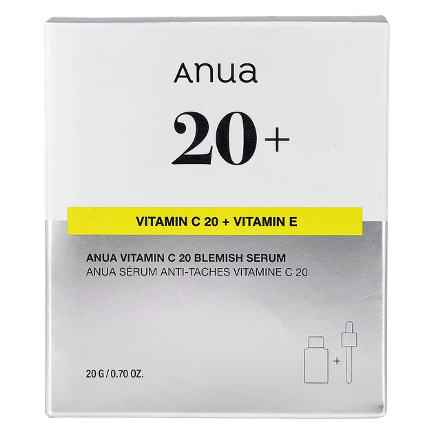 Сироватка Anua Vitamin C 20 Blemish Serum 20g - Фото 3 Сироватка Anua Vitamin C 20 Blemish Serum 20g - изображение 3