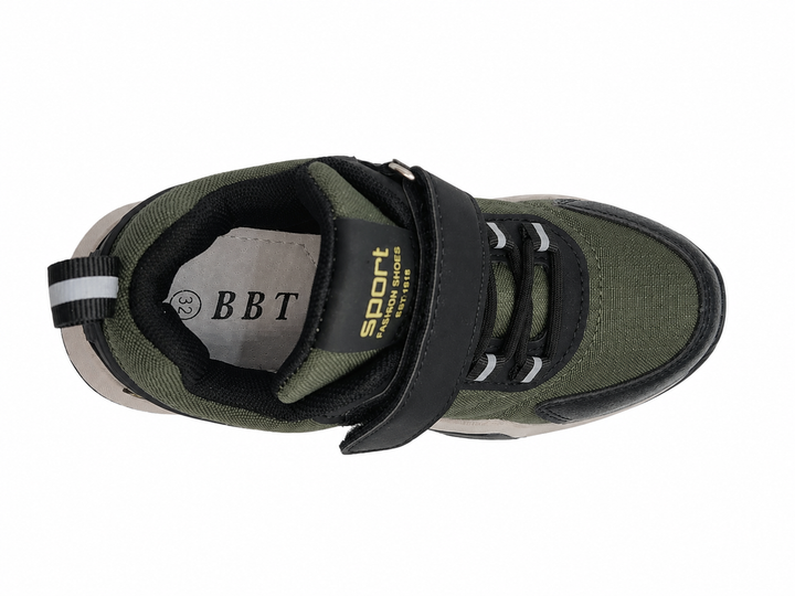 Кроссовки для мальчиков BBT H66036/34 Хаки 34 размер - 20,8 см стелька - изображение 2