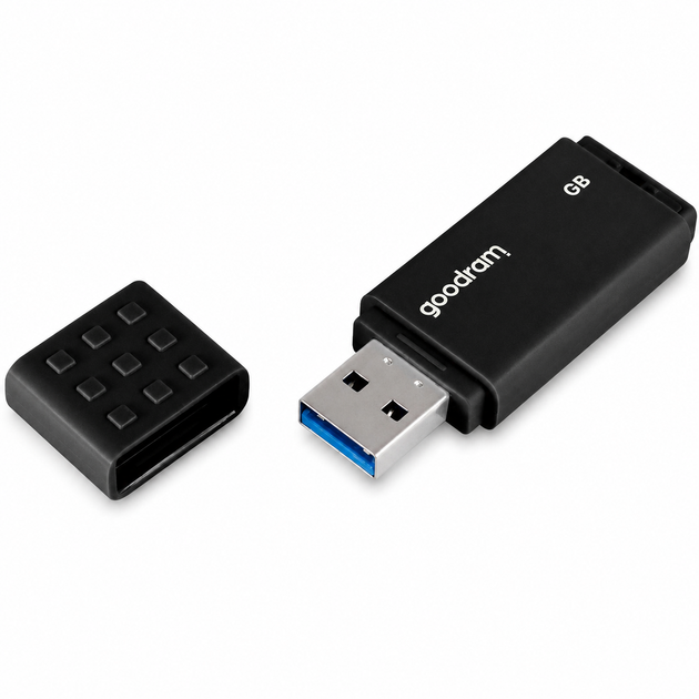 Флеш-память USB GoodRAM UME3-2560K0R11 256GB USB 3.2 пластик Чорний - Фото 2 Флеш-память USB GoodRAM UME3-2560K0R11 256GB USB 3.2 пластик Чорний - зображення 2