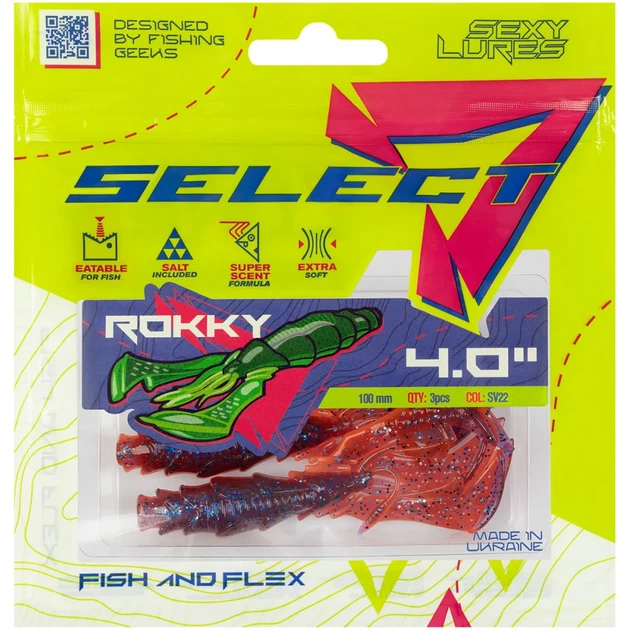 Силікон Select Rokky 4" SV22 (3 шт/уп) - Фото 2 Силікон Select Rokky 4" SV22 (3 шт/уп) - зображення 2
