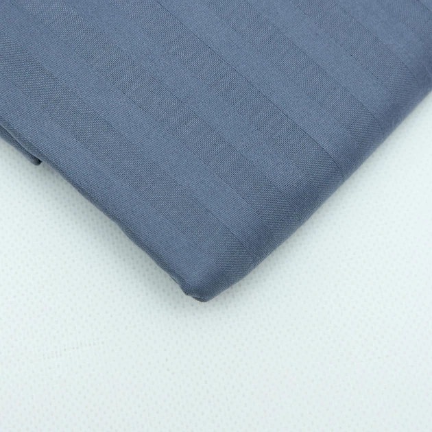 Простынь Moon&Star Satin Stripe Ocean Steel 150х220 см (MS-860000993) - изображение 3