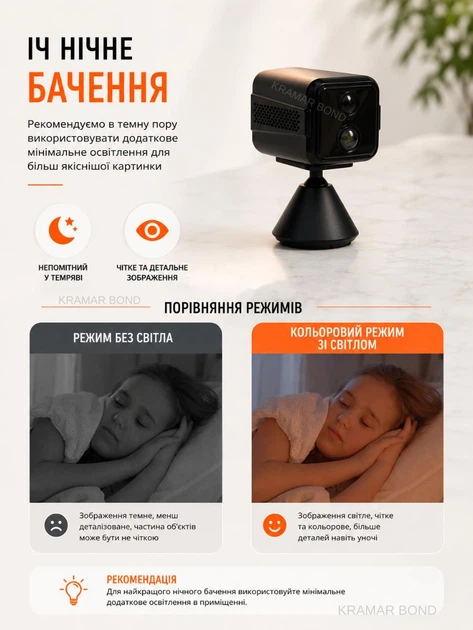 Мини IP камера CAMSOY T9W5 New Wi-Fi разъем Type-C Беспроводная для видеонаблюдения Маленькая видеокамера датчиком движения 554136726 - изображение 7