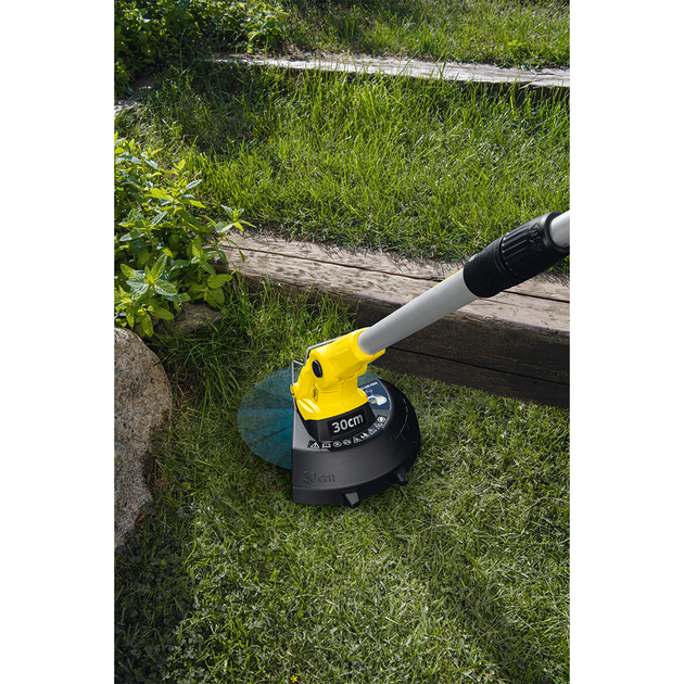 Триммер аккумуляторный Karcher LTR 18-30 Battery 18V ширина 30 см 7800 об/мин без АКБ и ЗУ Yellow - изображение 9