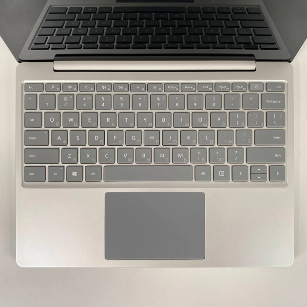 Нетбук Б-класс Microsoft Surface Laptop Go / 12.4" (1536x1024) IPS Touch / Intel Core i5-1035G1 (4 (8) ядра по 1.0 - 3.6 GHz) / 16 GB DDR4 / 256 GB SSD / Intel UHD Graphics / WebCam / USB Type-C б/у + Подарок Беспроводная мышь / USB - изображение 3