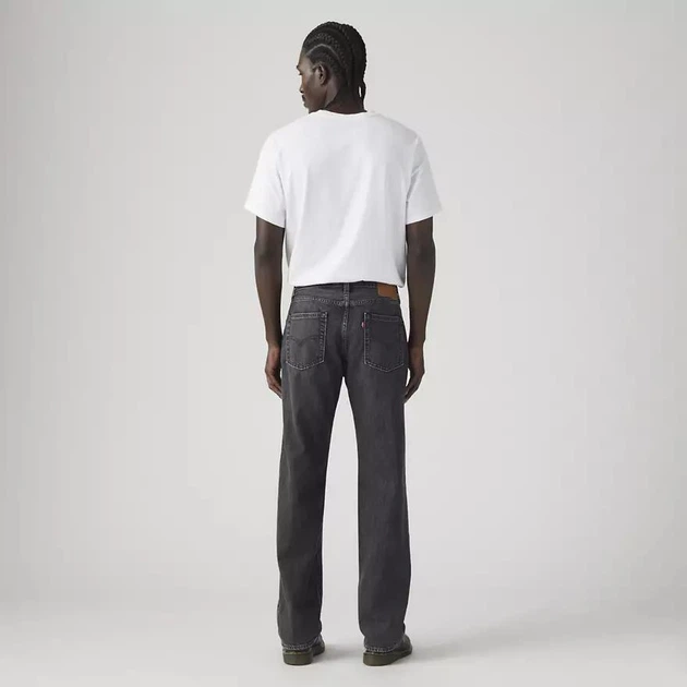 Джинсы мужские Levi's 555 Relaxed Straight Linen+ Denim Jeans 000LO-0010 W34 L34 черные (13130026) - изображение 10