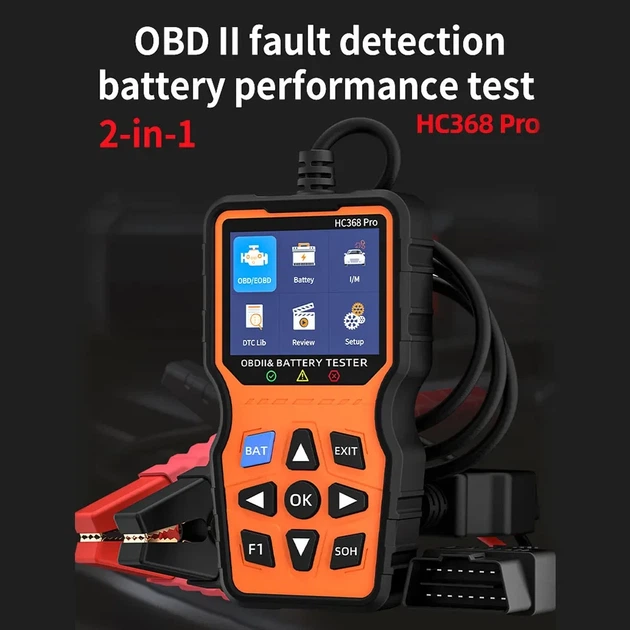 Діагностичний інструмент із кодовим зчитувачем HC368 Pro OBD2 - зображення 3